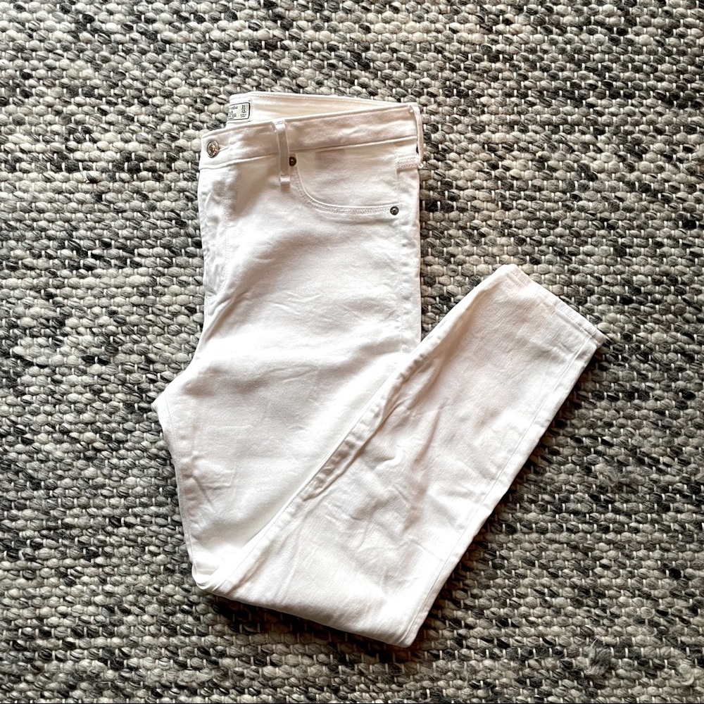 Abercrombie white jeans